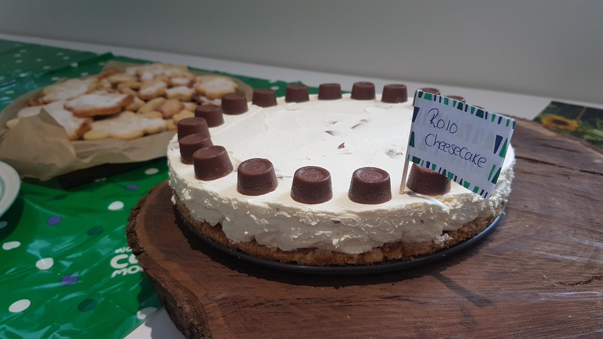 Rolo cheesecake