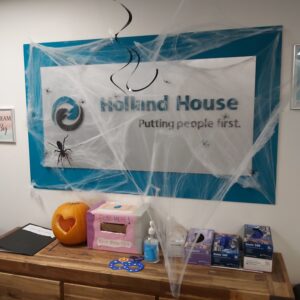 Life at Holland House Halloween decoration
