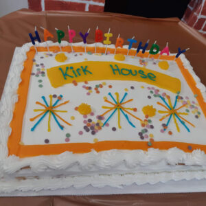 Kirk House birthday cake