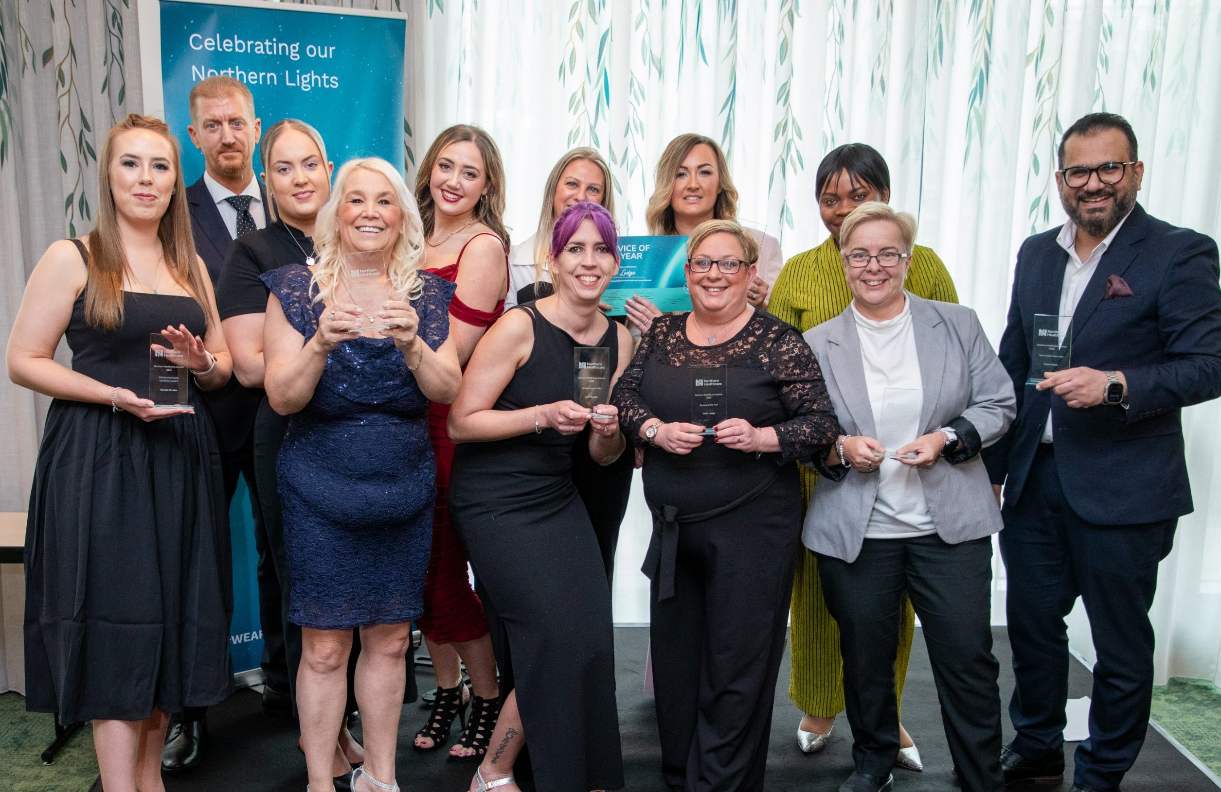 Winners at the Northern Healthcare Awards 2026, held at Treehouse Hotel, Manchester