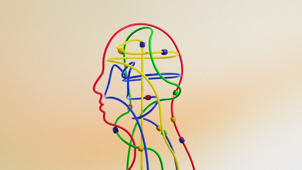Toy maze shapes like a head for a blog on mental health comorbidity