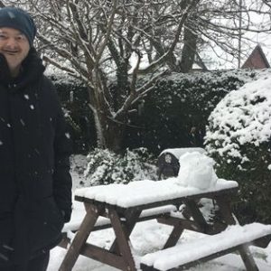 Snow at Glen Garth House!