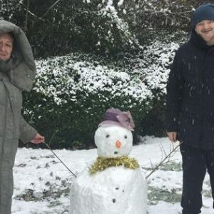 Snow at Glen Garth House!