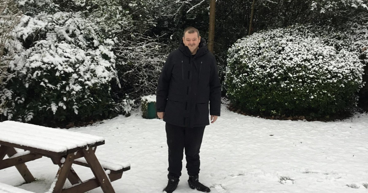 Snow at Glen Garth House!