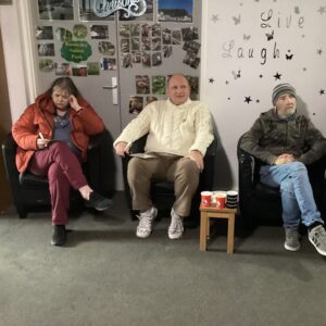 residents sitting in lounge