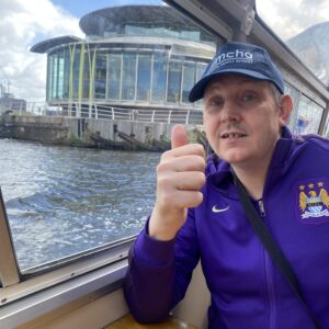 Male resident on a boat