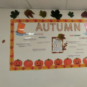 Autumn Activity Board display