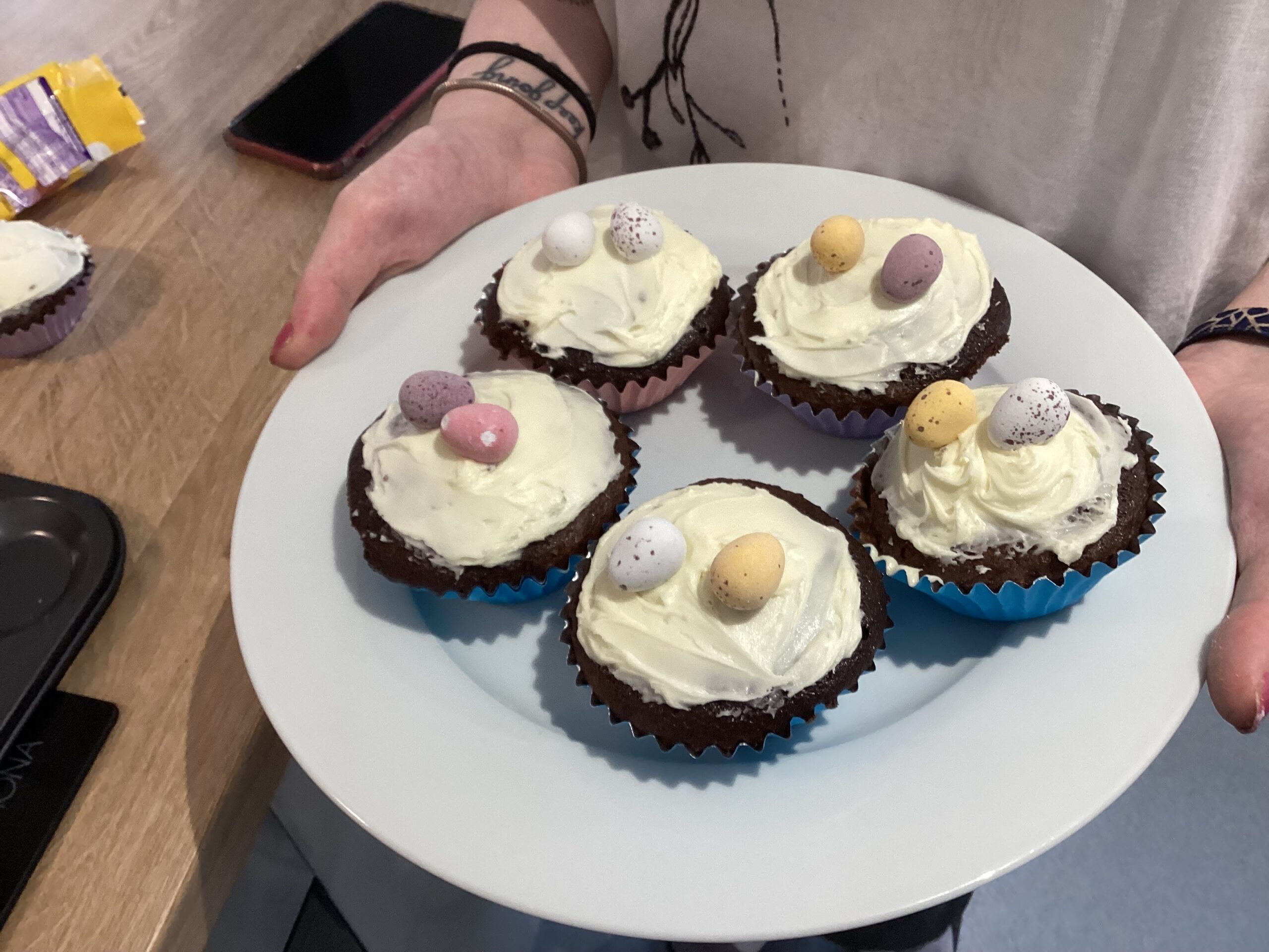 easter cupcakes