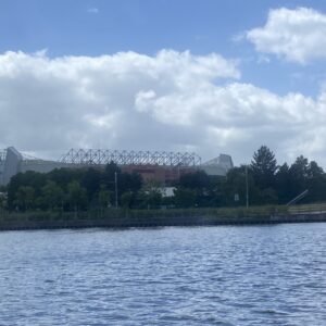 View of football stadium
