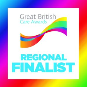 The Great British Care Awards Regional Finalist Badge