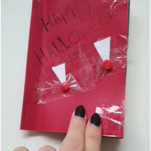 Halloween booklet created by resident
