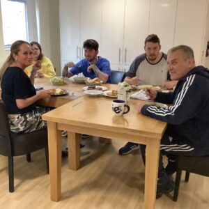 Life at Holland House: Breakfast group
