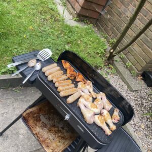 sausages on the bbq