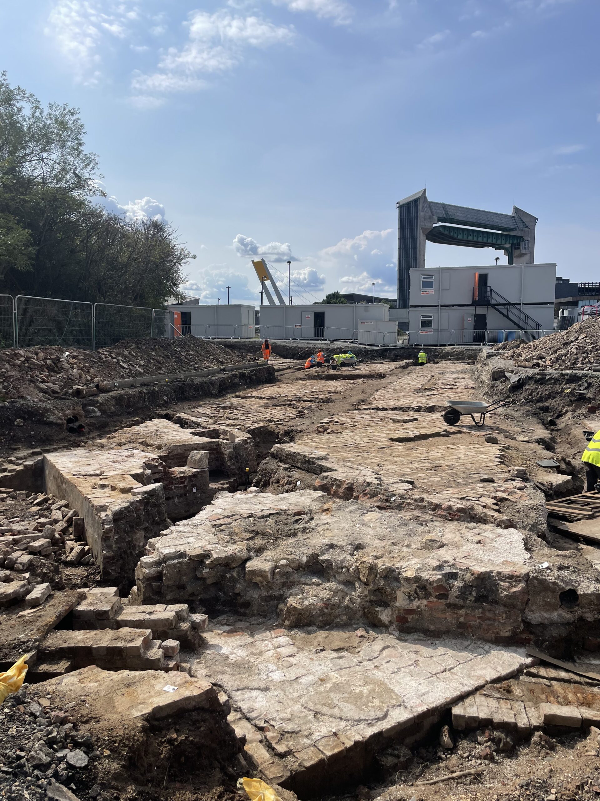 archaeological dig site