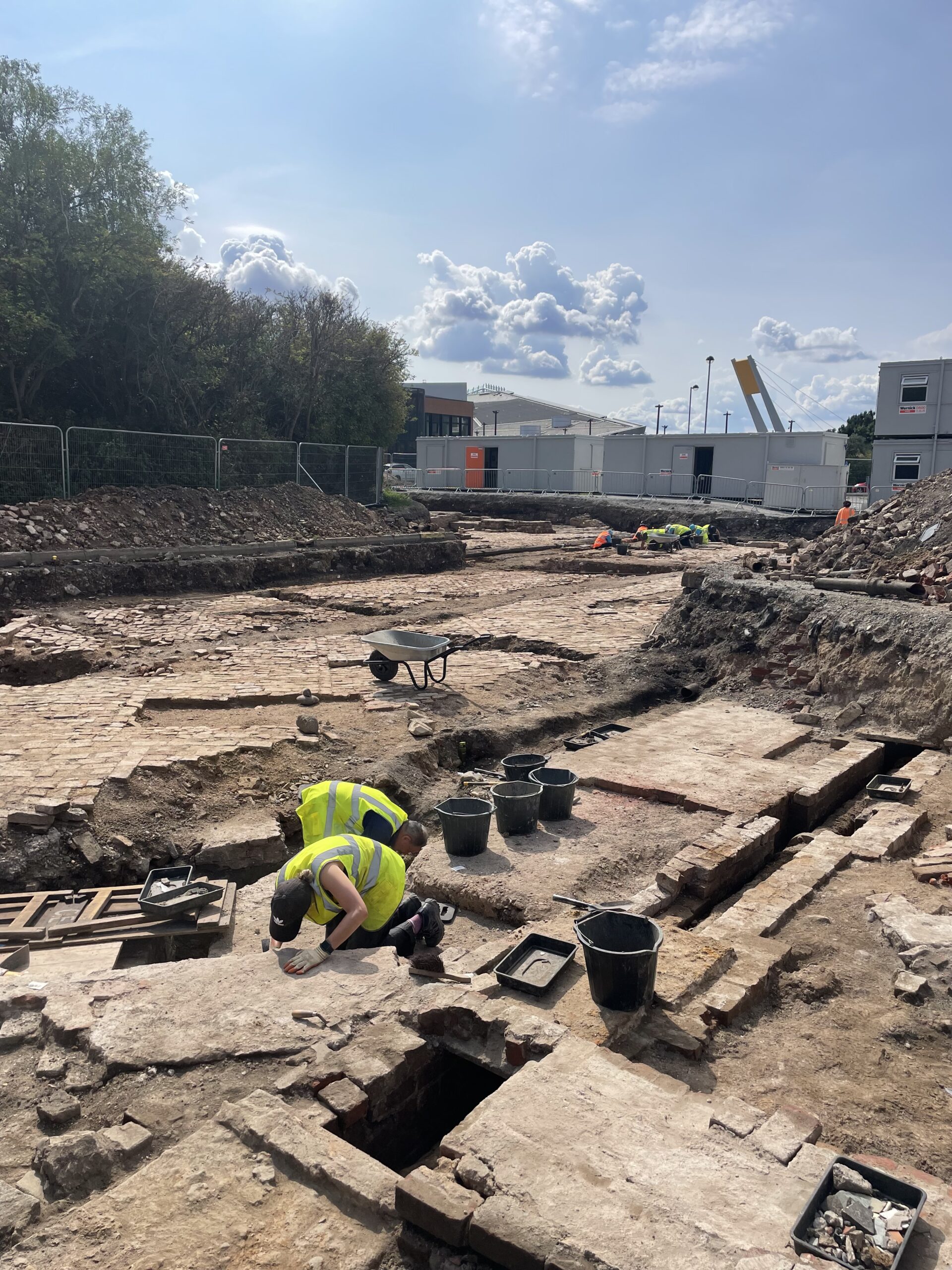 archaeological dig site