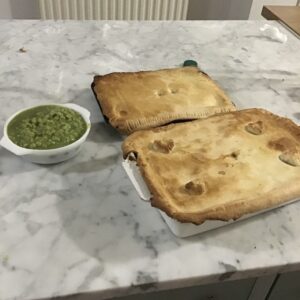 pie and peas