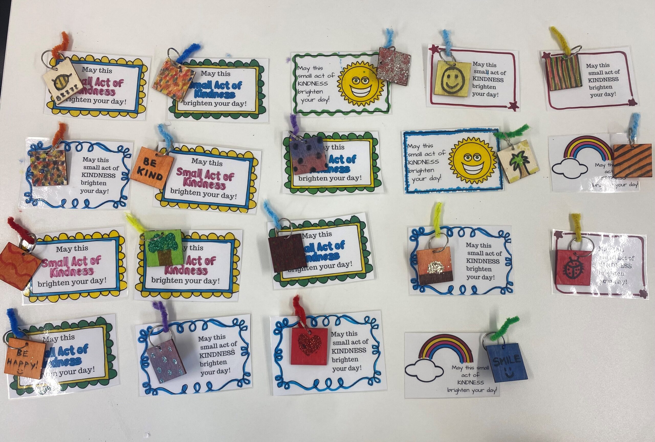 kindness keyrings