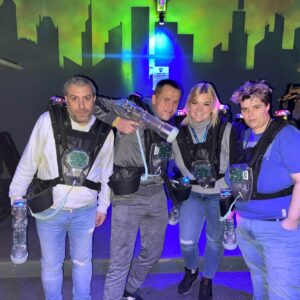 Residents at laser quest