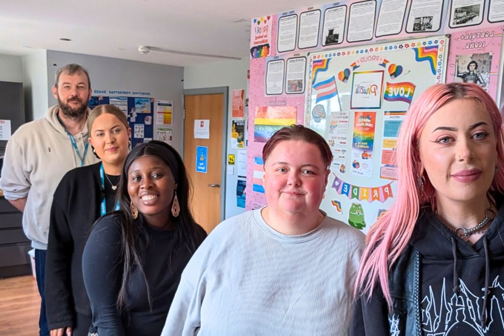 Mary Seacole House Group smiling at camera