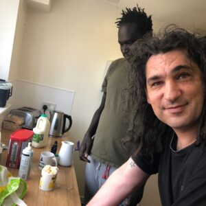 Life at Montgomery House: Residents enjoying iced coffee