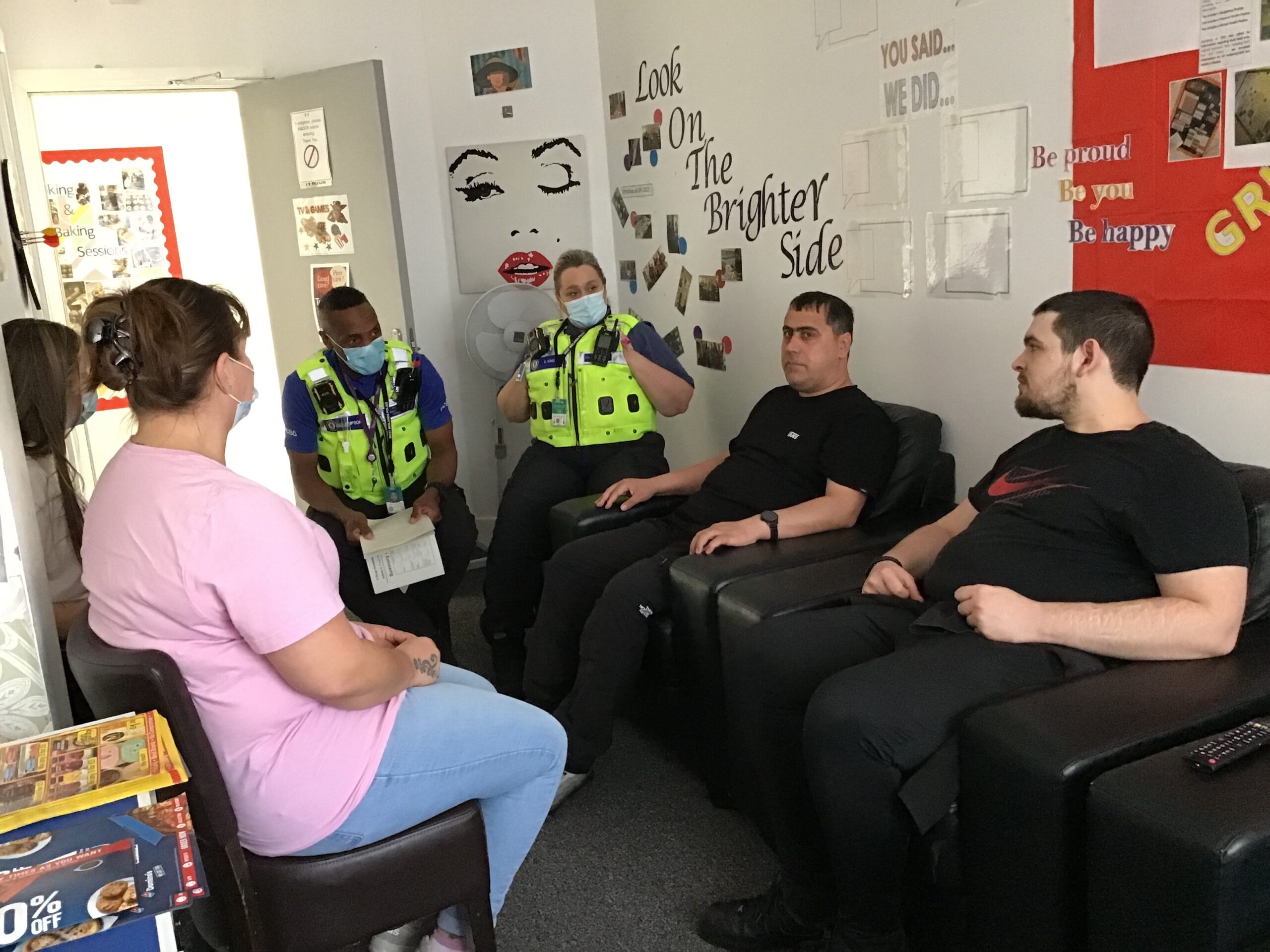 residents meeting with PCSO