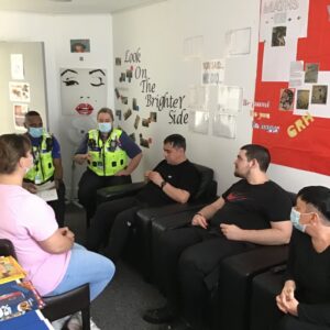 residents meeting with PCSO