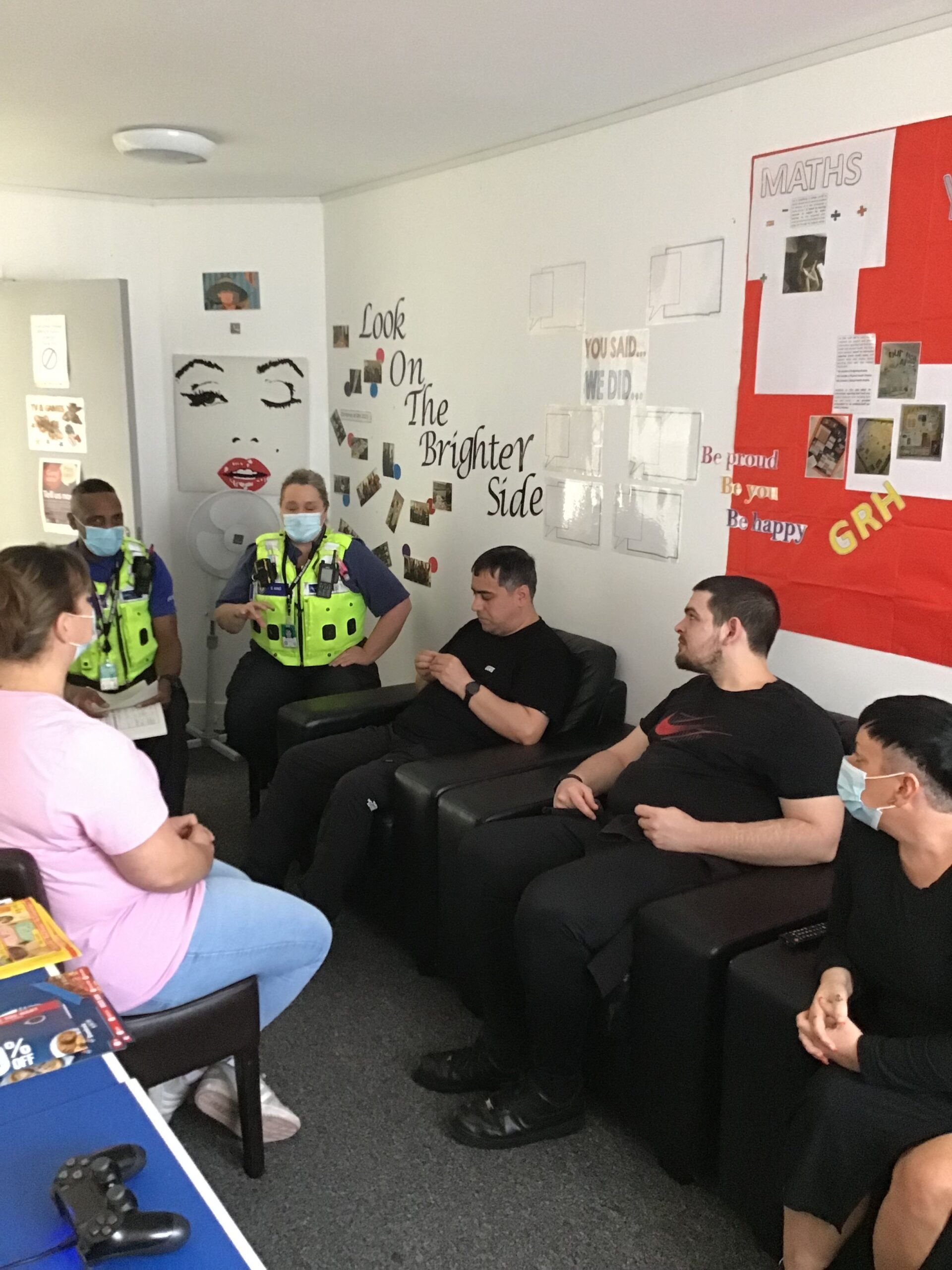 residents meeting with PCSO