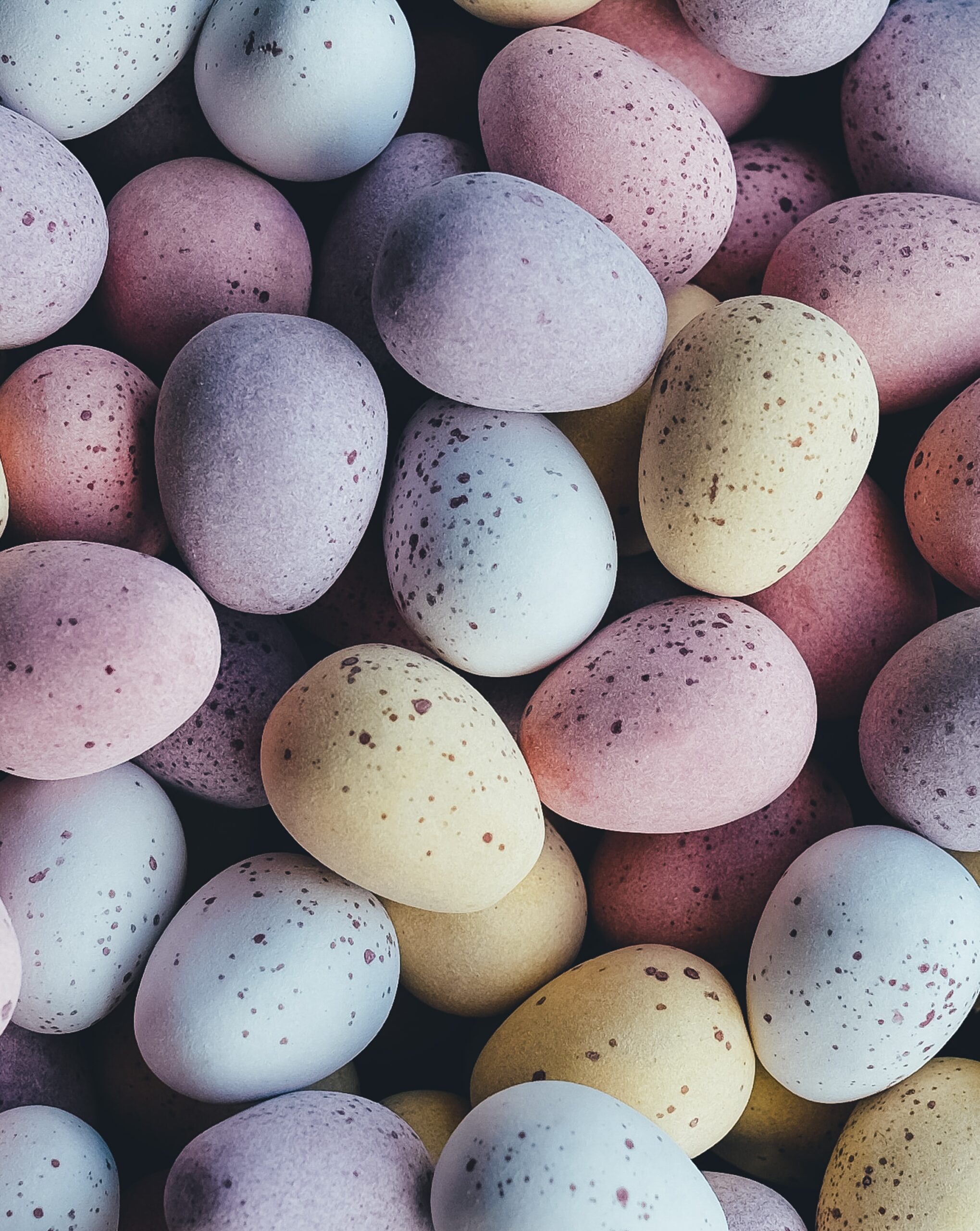 pile of mini eggs