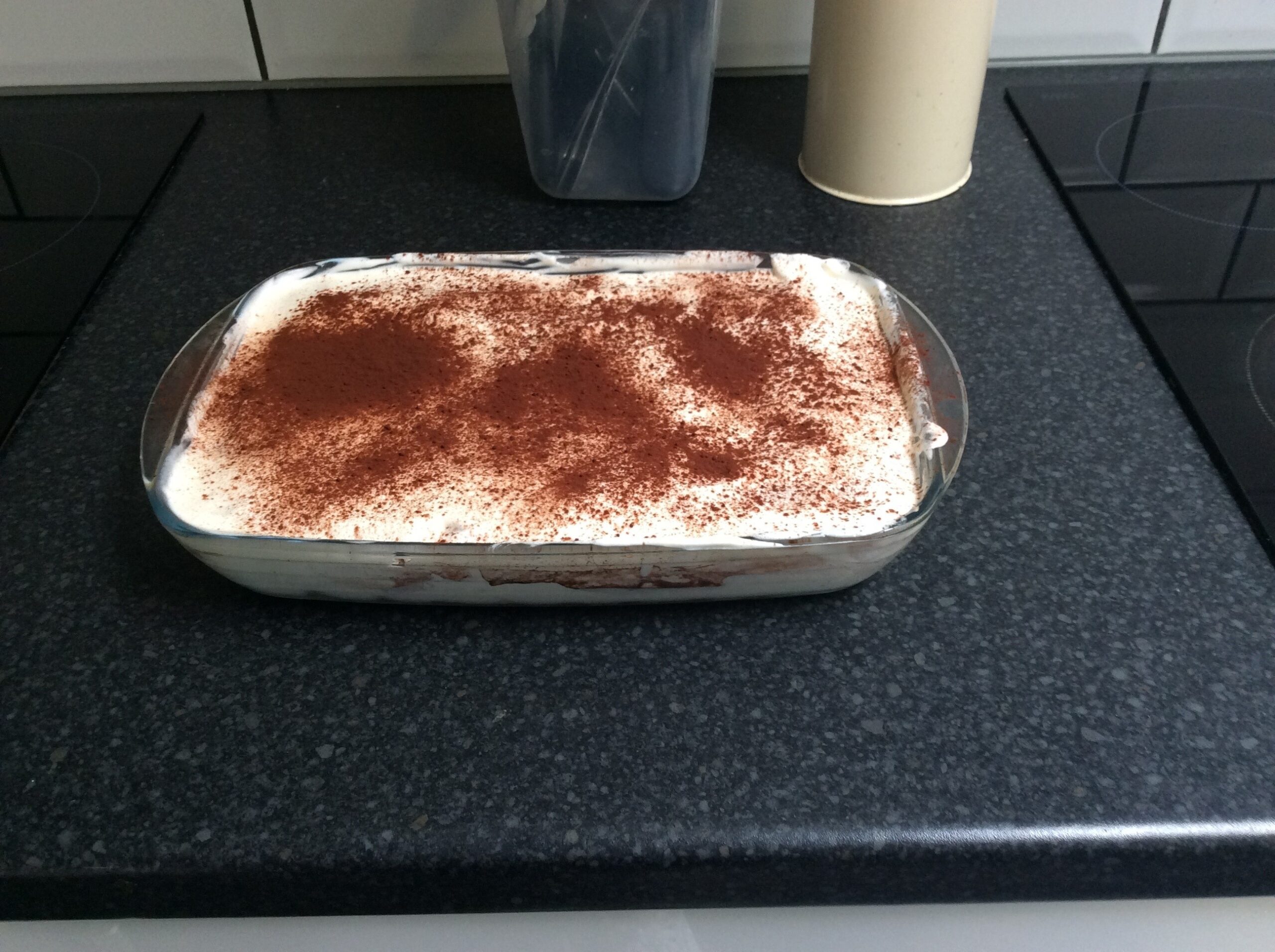 dish of tiramisu