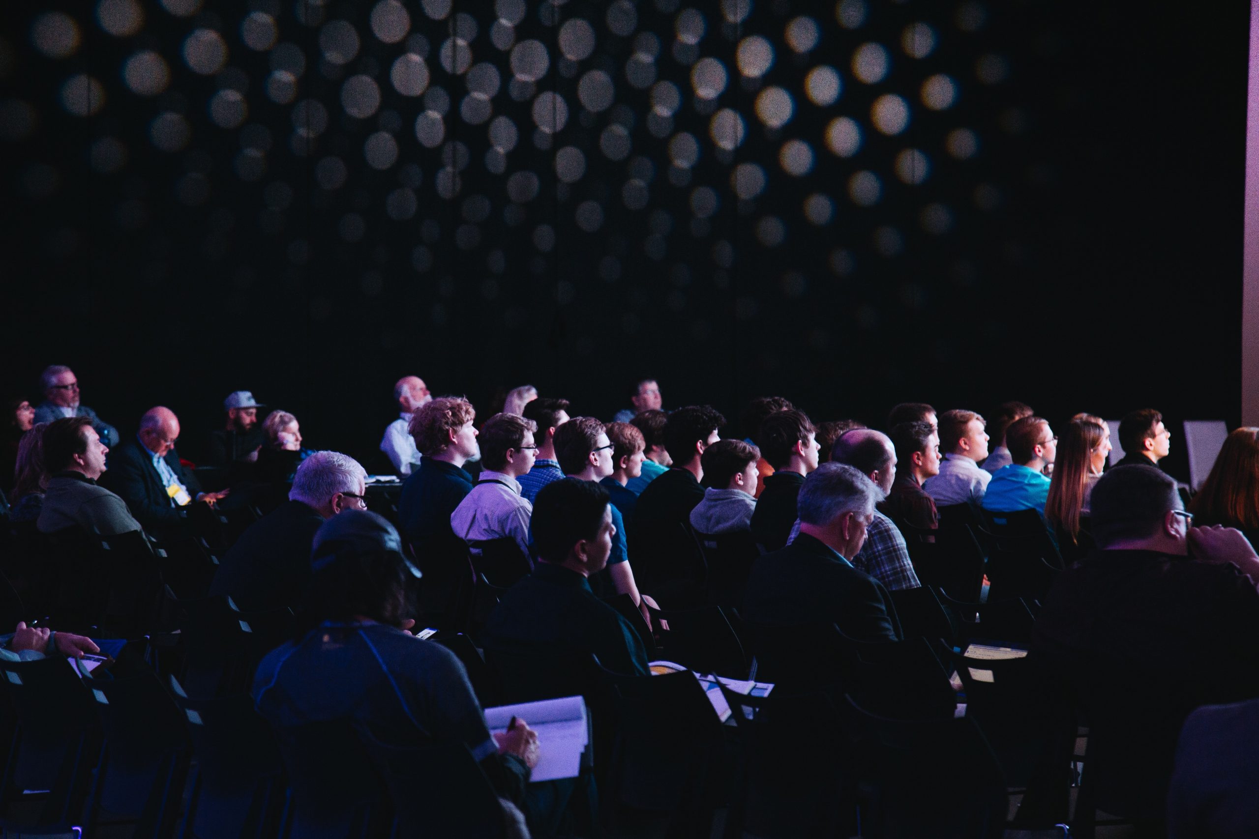 shot of audience at event