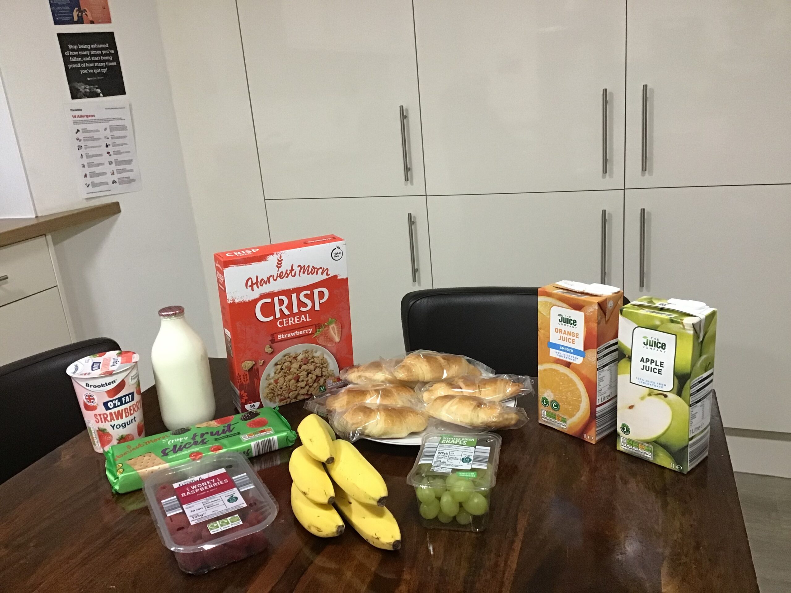 selection of healthy foods