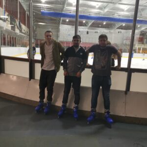 3 residents at ice rink