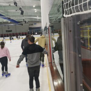 resident ice skating