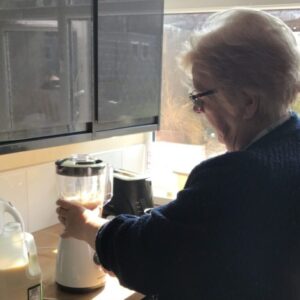 resident blending milkshake ingredients