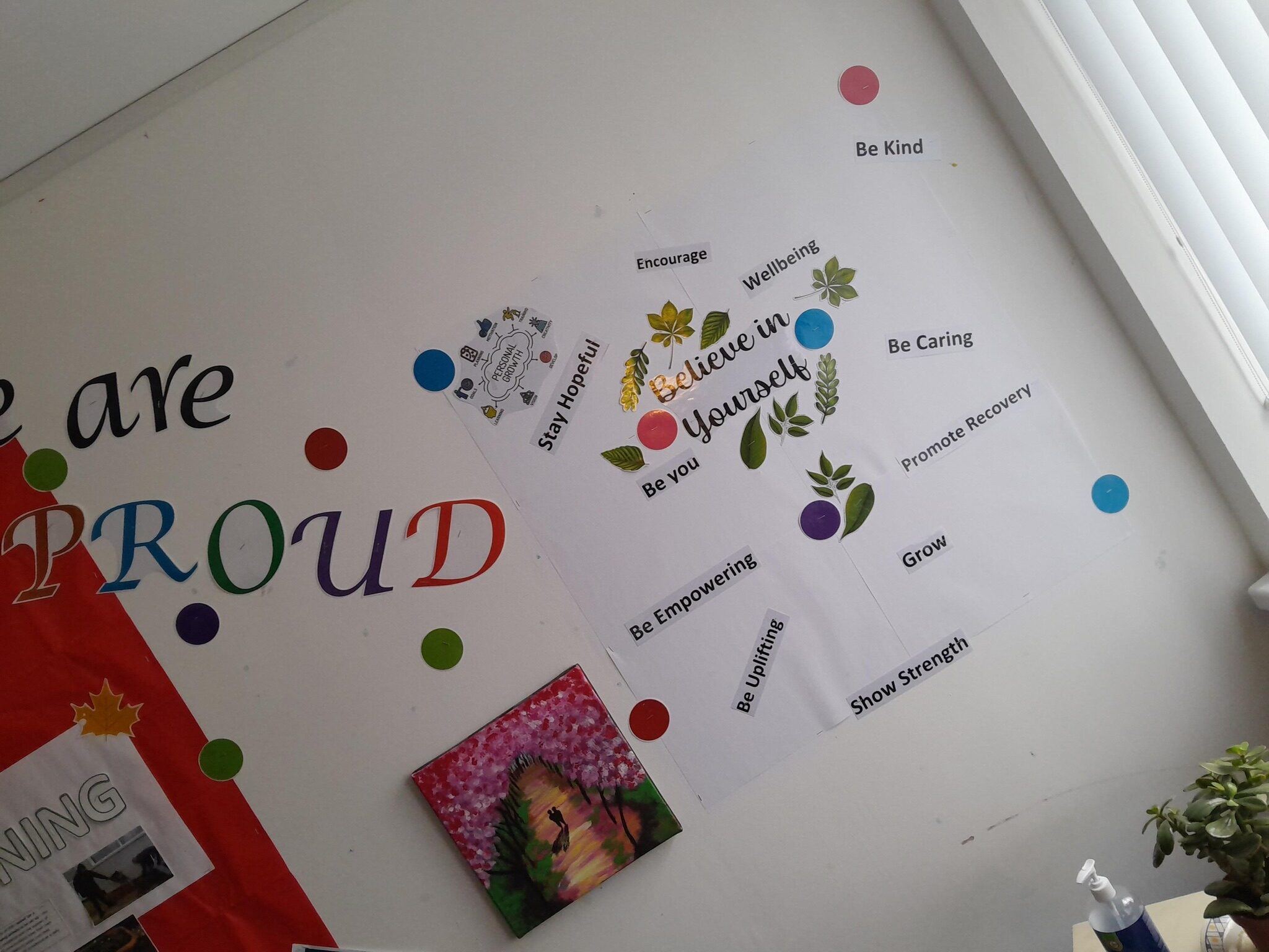 Motivational display board