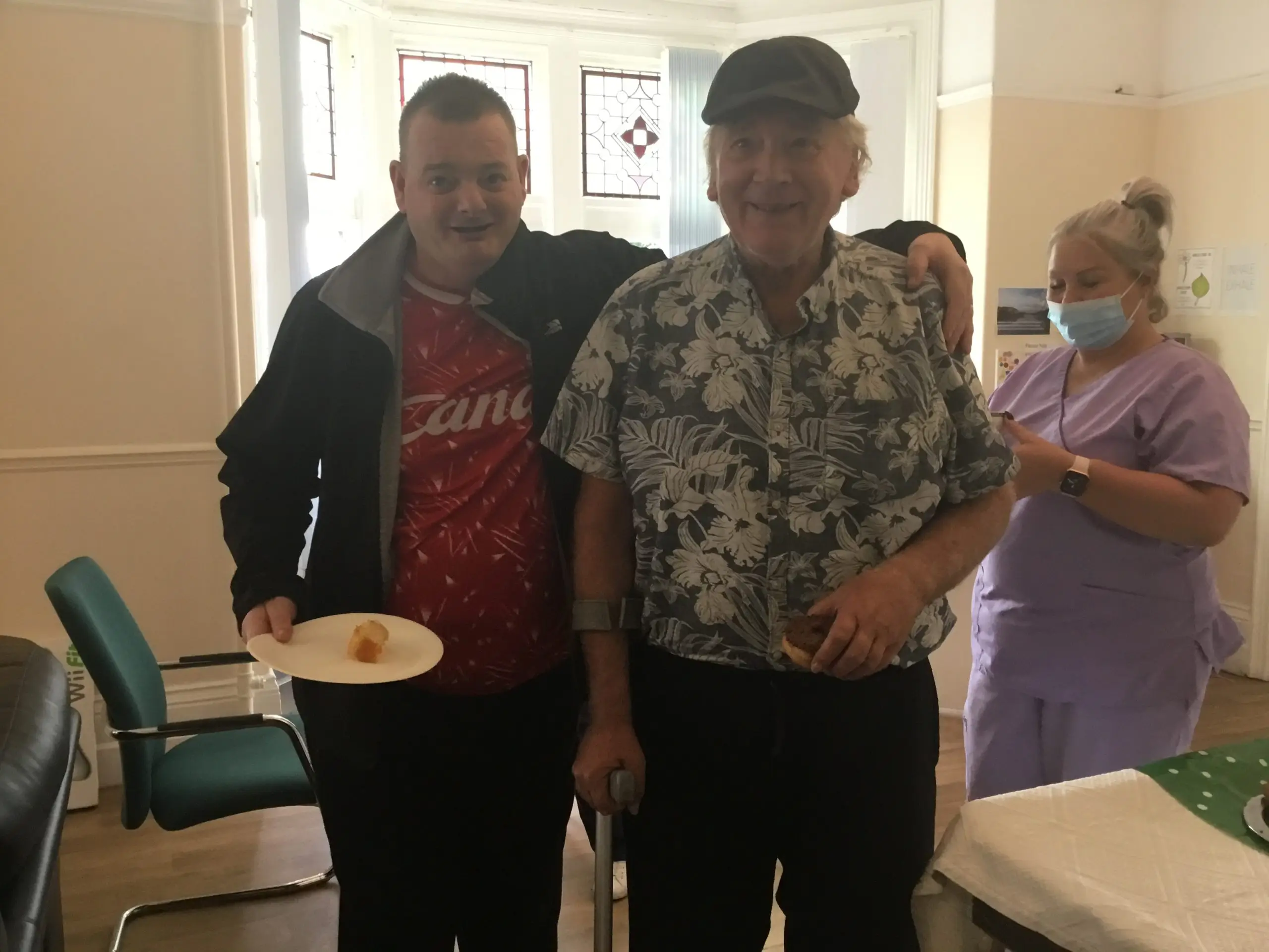 residents from Glen Garth enjoying the coffee morning