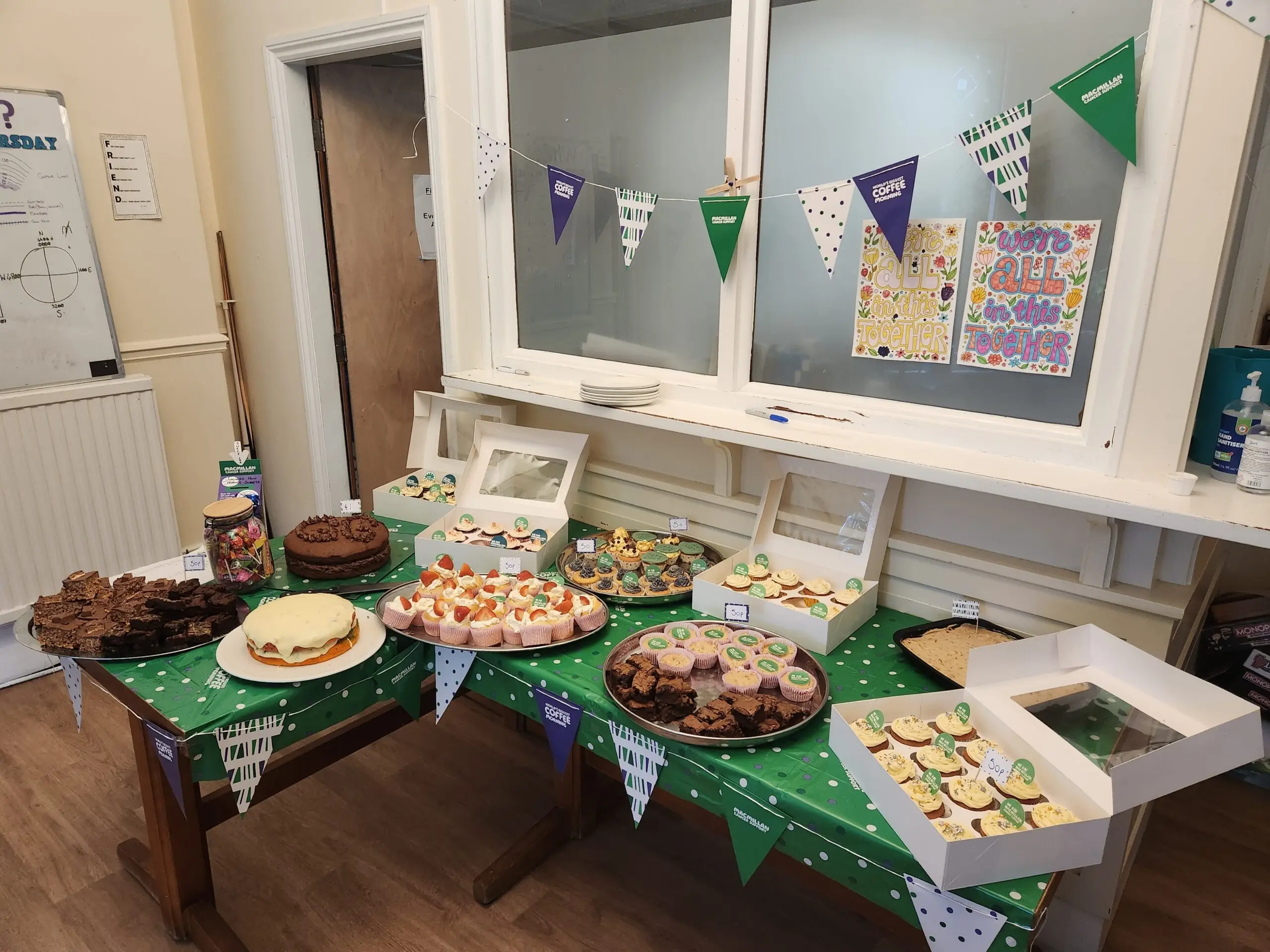 coffee morning spread