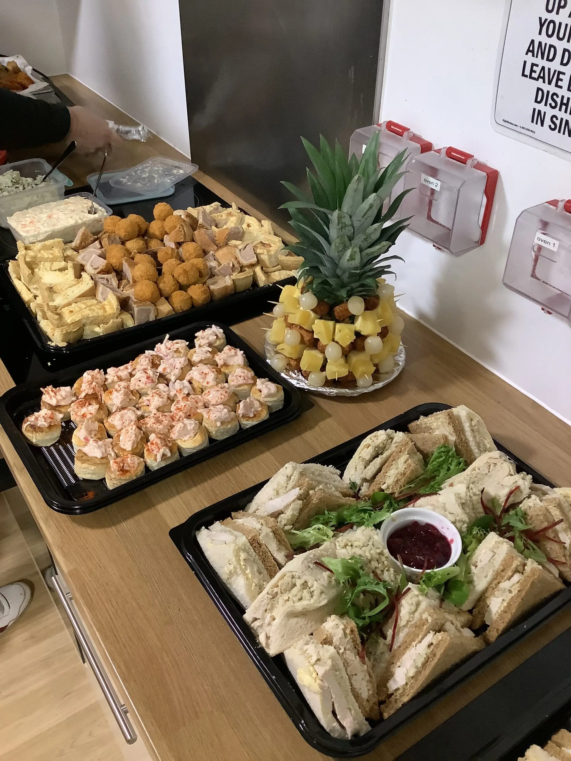 christmas buffet