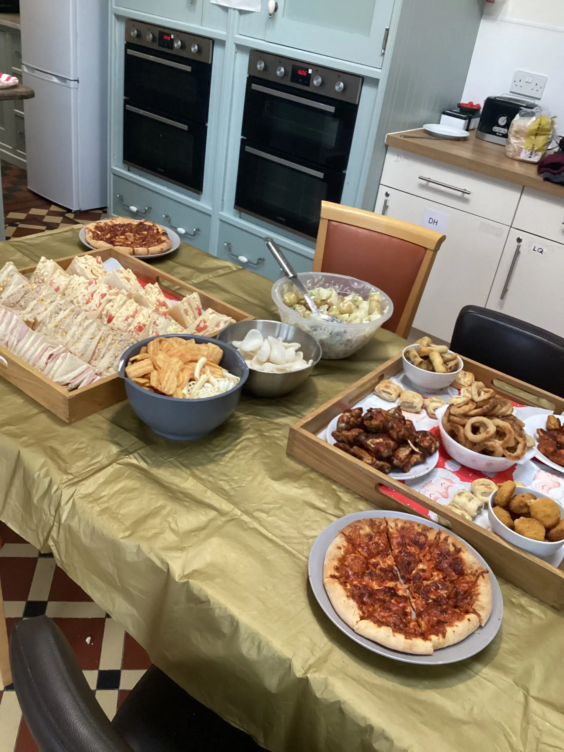 buffet spread