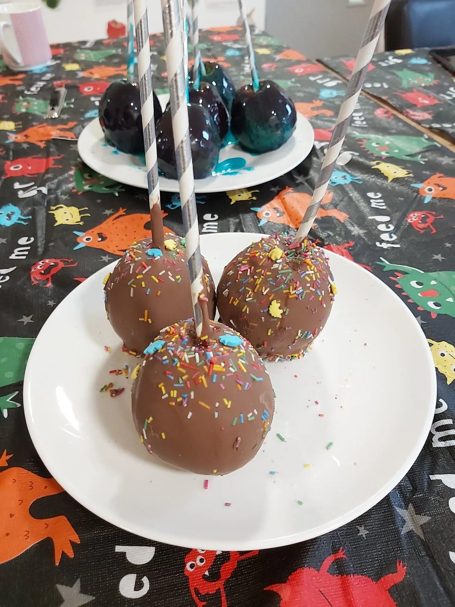chocolate toffee apples