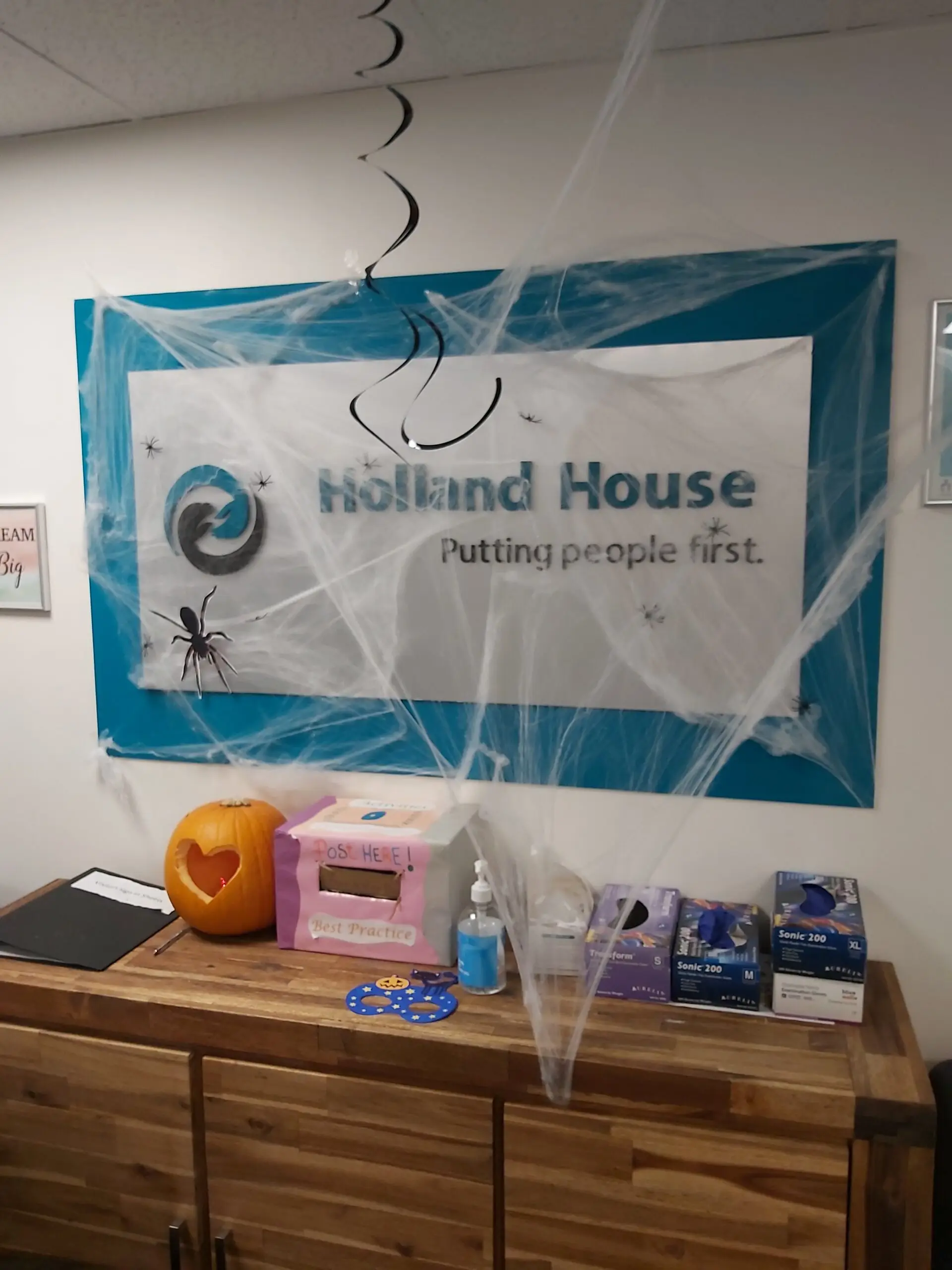 Life at Holland House Halloween decoration
