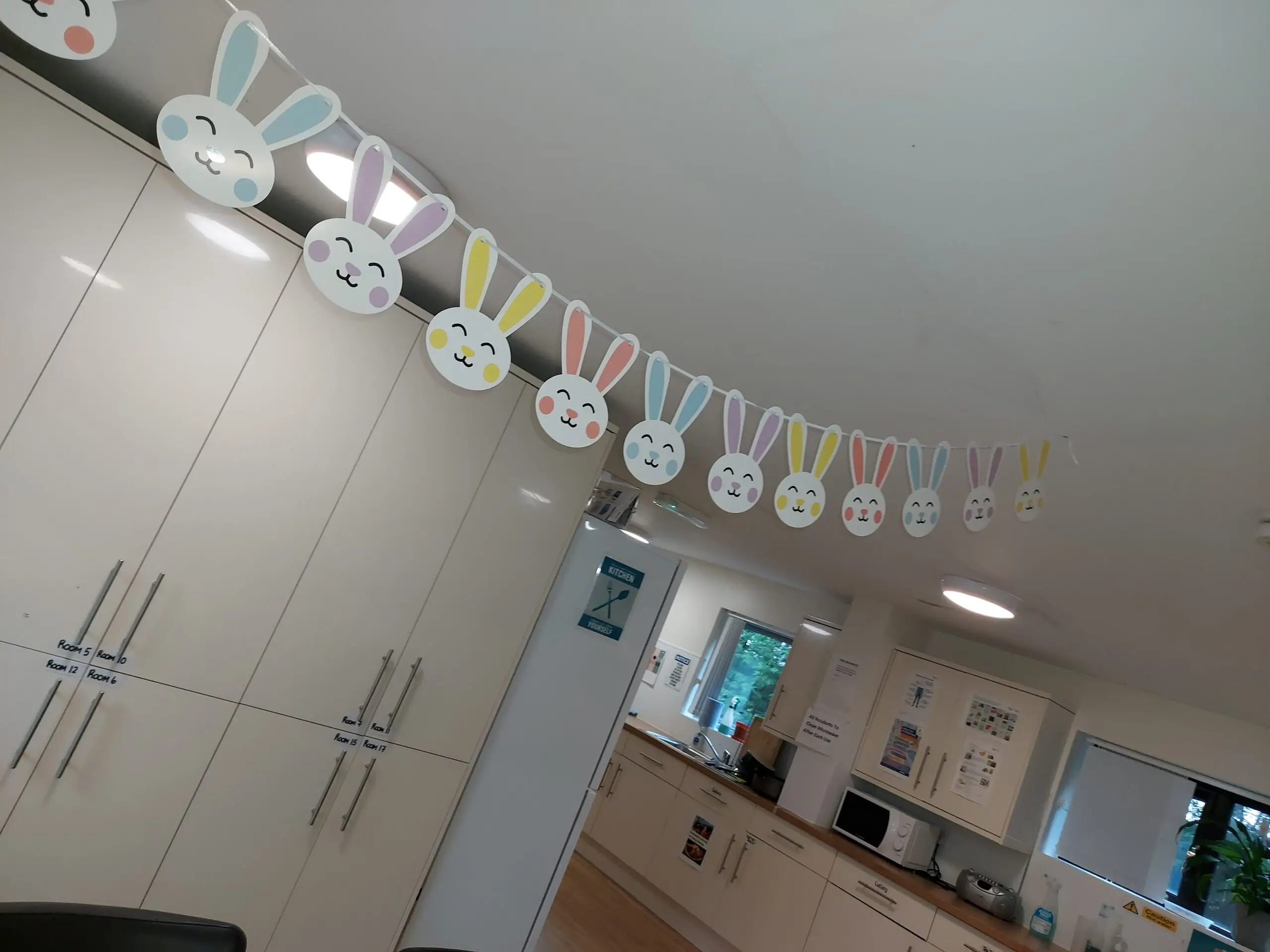 Easter bunny bunting