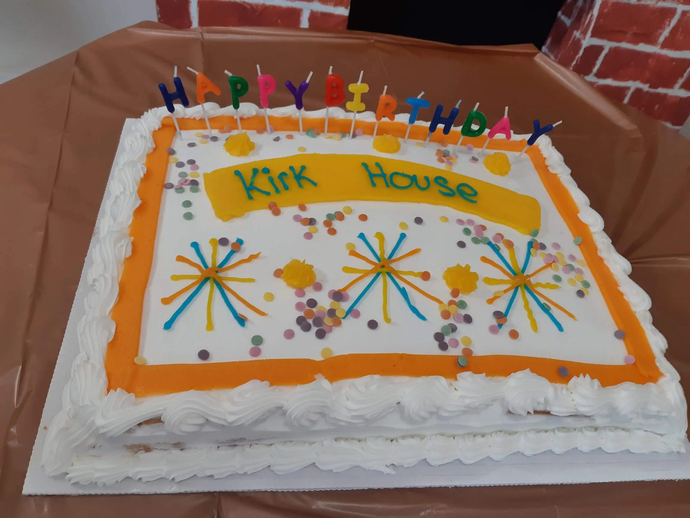 Kirk House birthday cake
