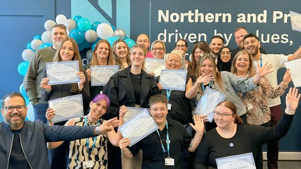 Northern Healthcare's Future Leaders Programme graduates for 2025-2026. A programme aimed at developing the next leaders not only within NHC, but the wider health, social care and supported living sectors.