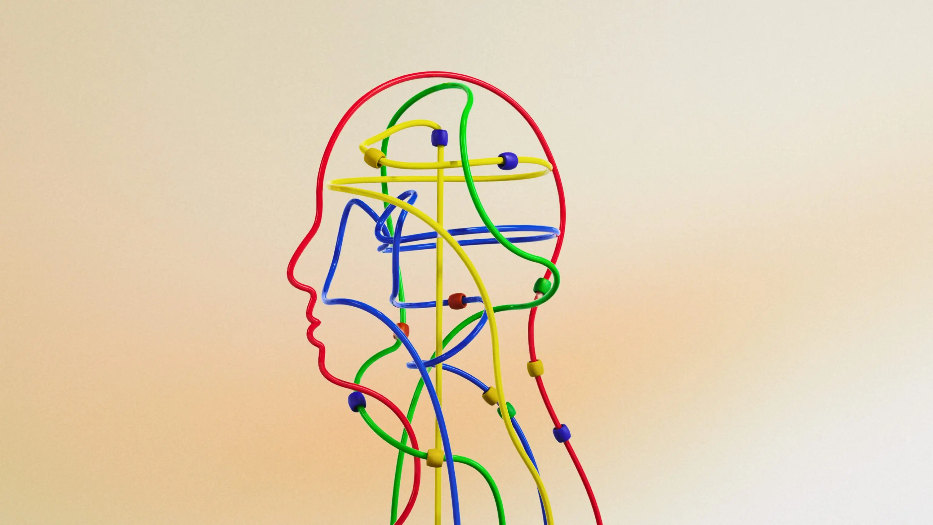 Toy maze shapes like a head for a blog on mental health comorbidity