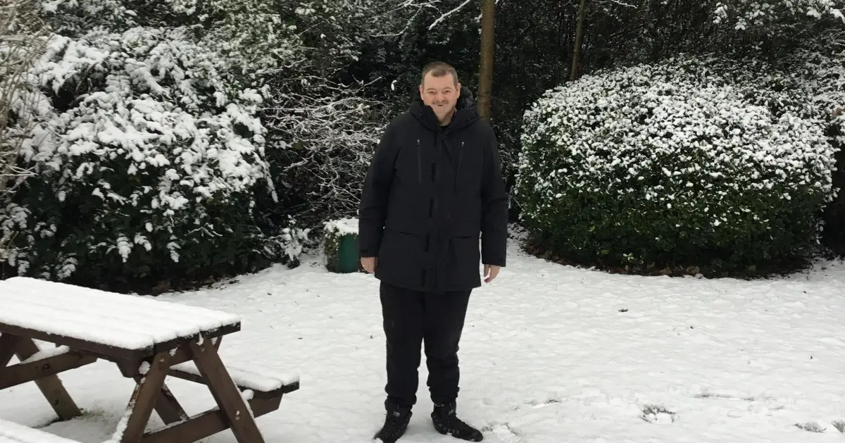 Snow at Glen Garth House!