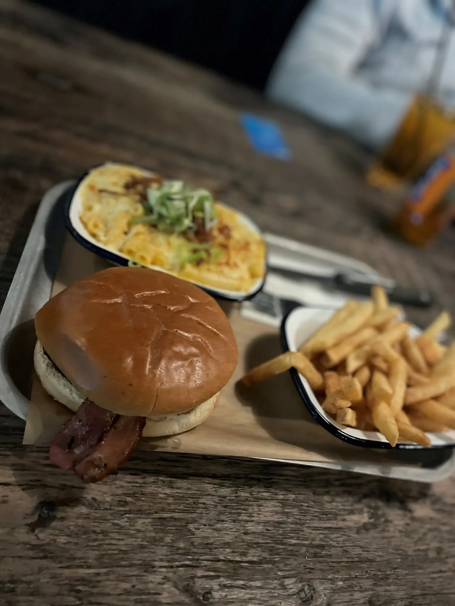 Burgers at Amy Johnson House