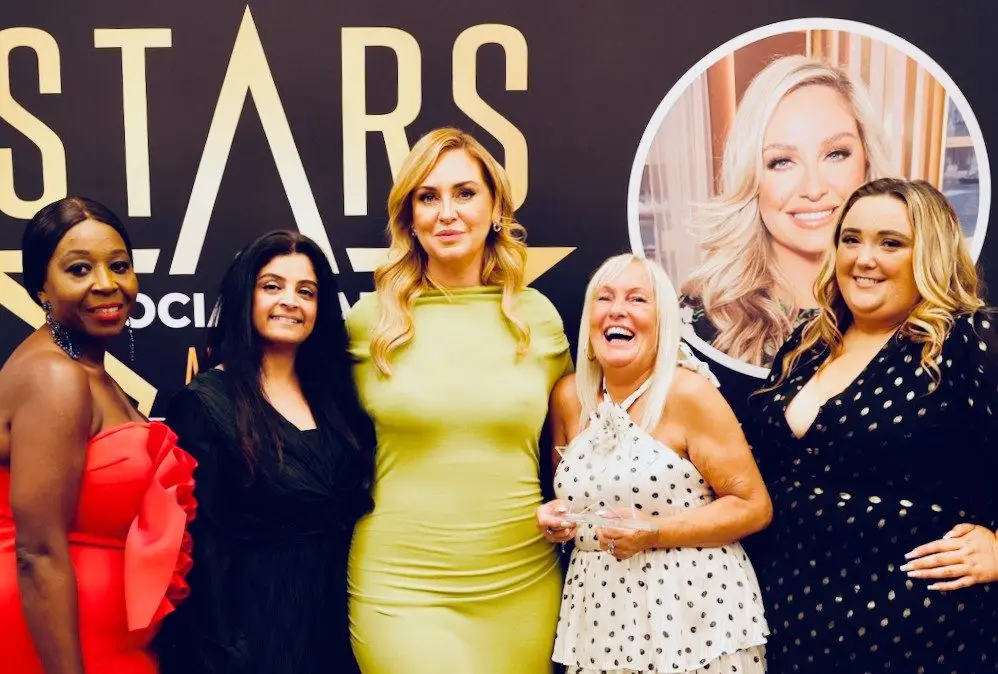 Debra Wadsworth at Stars of Social Care Awards