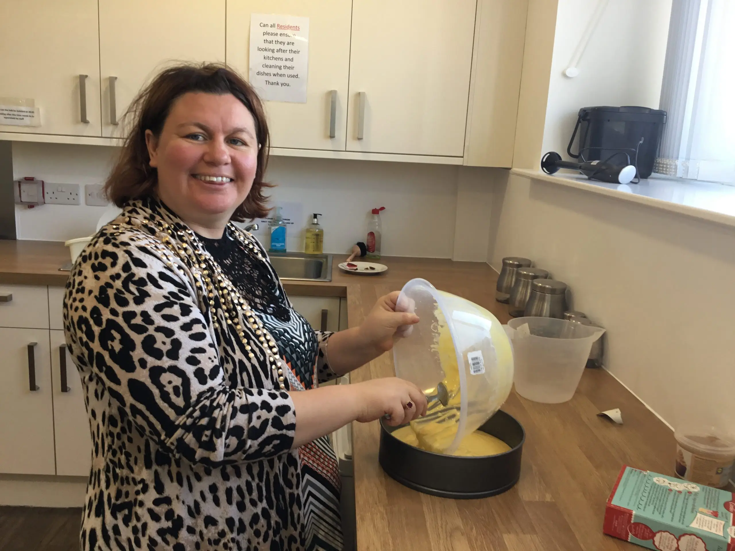 Lady cooking