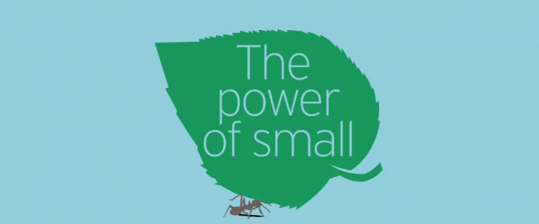 the power of small logo